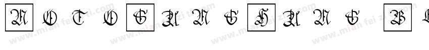 NotoSansHans BlackCID字体转换